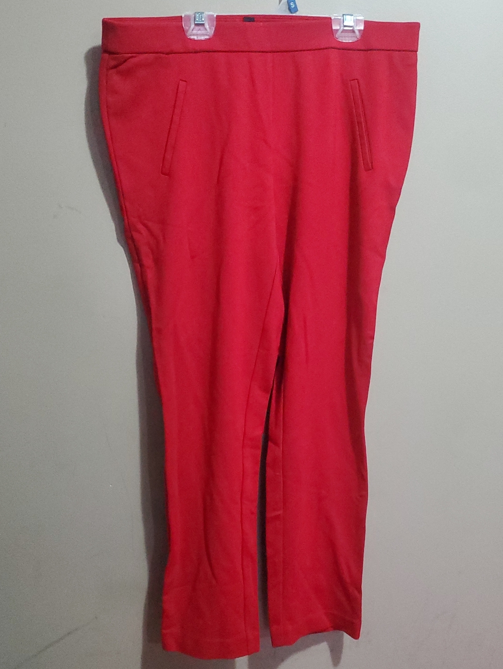 Jules & Leopold Red Knit Pants Size Large